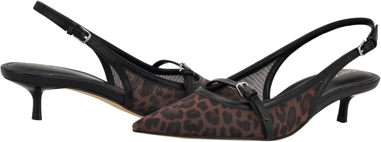 image:imageCalvin Klein Womens SimiraDark Natural Leopard Multi 120