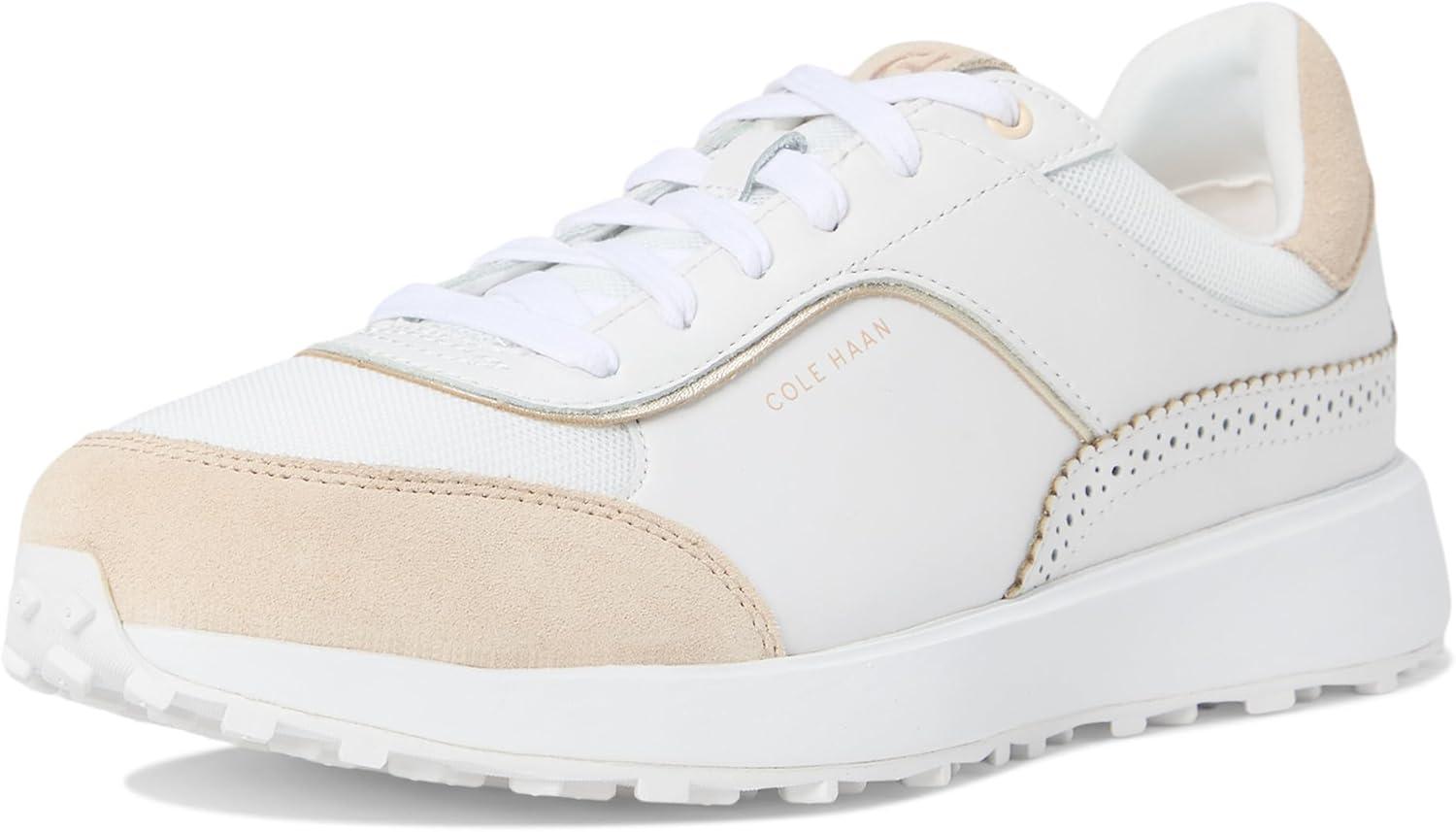 image:imageCole Haan Womens Grand Crosscourt Hallet RunnersWhiteOat SuedeGum