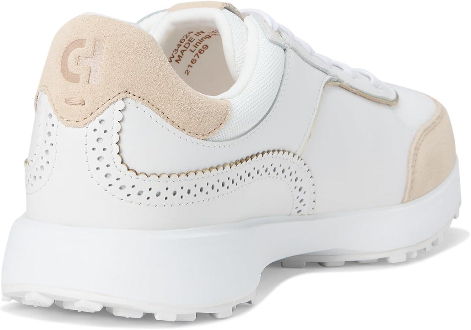 image:imageCole Haan Womens Grand Crosscourt Hallet RunnersWhiteOat SuedeGum