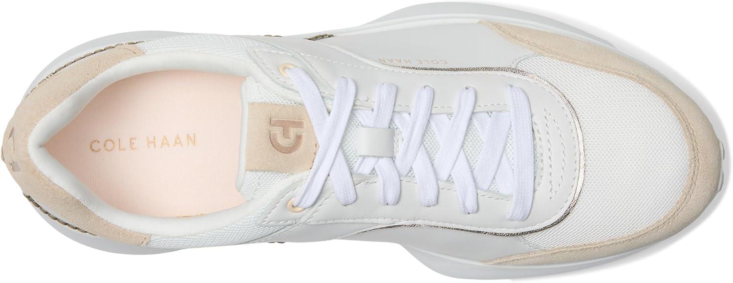 image:imageCole Haan Womens Grand Crosscourt Hallet RunnersWhiteOat SuedeGum