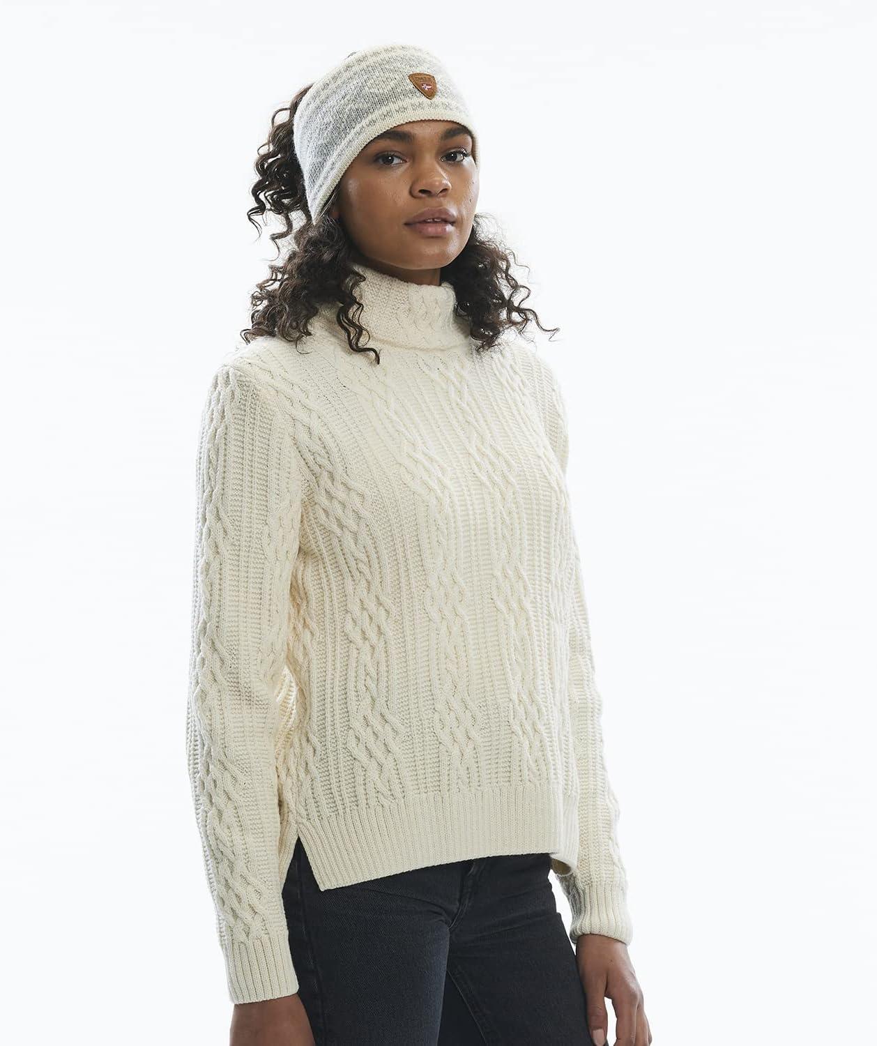 image:imageDale of Norway Cortina 1956 Headband Blue ShadowOff White One SizeGrey White