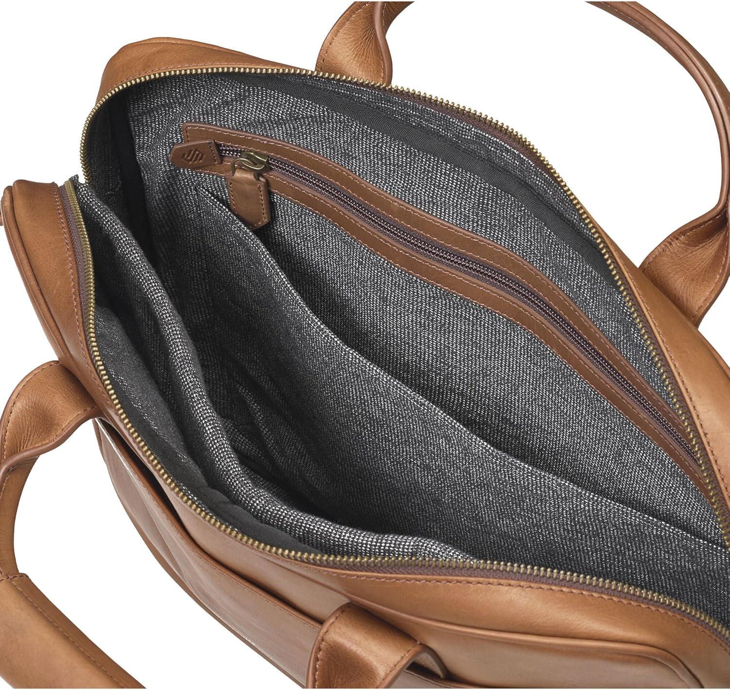 image:imageJohnston amp Murphy Mens Rhodes BriefcaseTan Full Grain