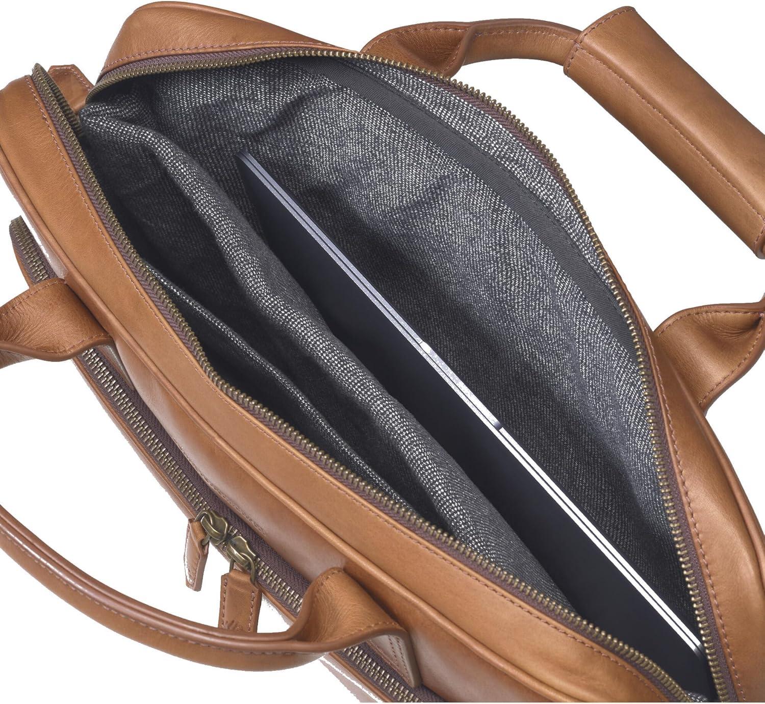 image:imageJohnston amp Murphy Mens Rhodes BriefcaseTan Full Grain