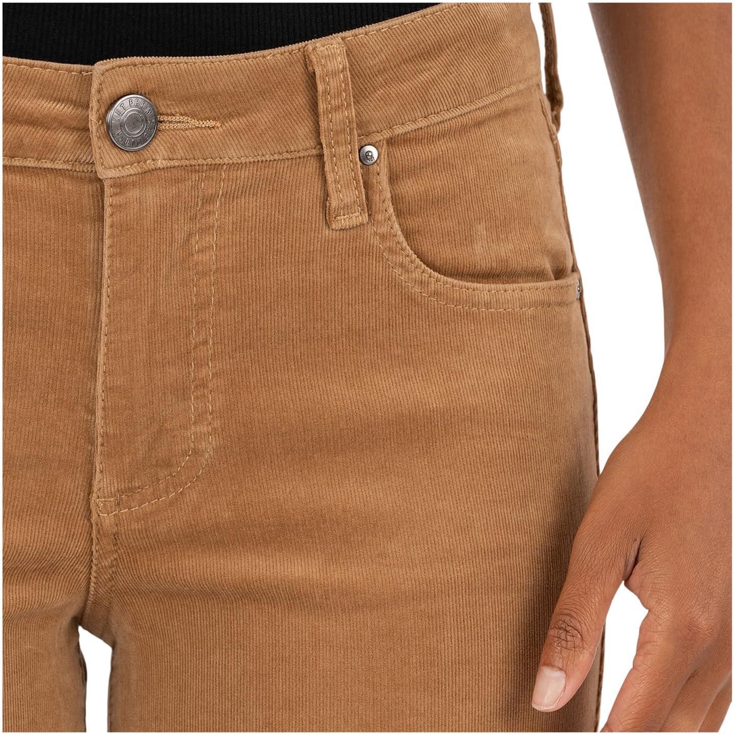 image:imageKUT from The Kloth Womens Natalie Corduroy Bootcut in CamelCamel