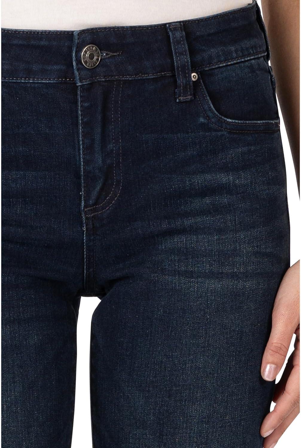 image:imageKUT from The Kloth Womens Natalie Mid Rise FlareLeading