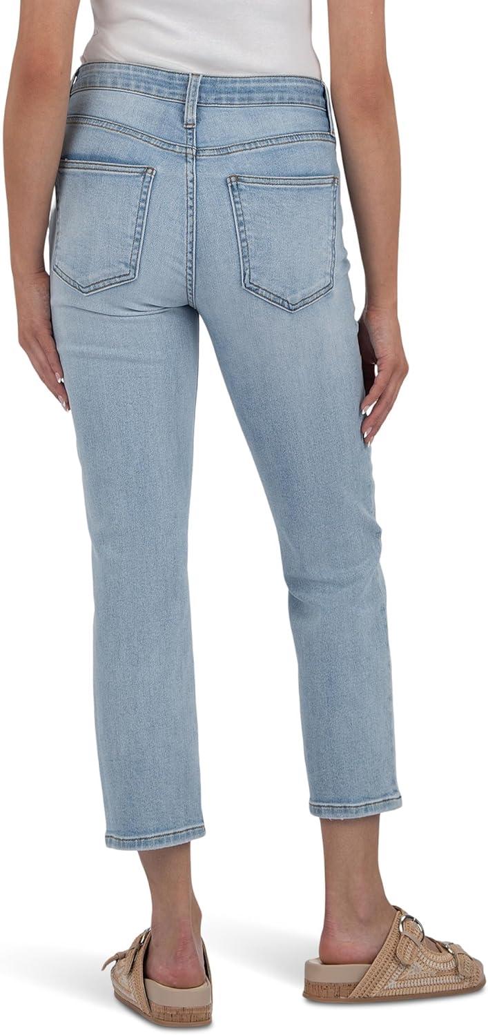 image:imageKUT from The Kloth Womens Rachael High Rise Fab Ab Mom Regular HemMature