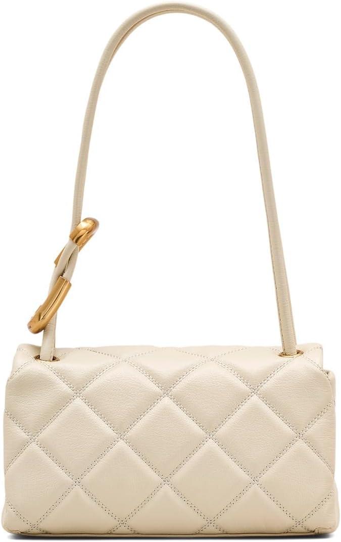 image:imageMarc Jacobs Womens The Quilted Mini Dual Shoulder BagCloud White