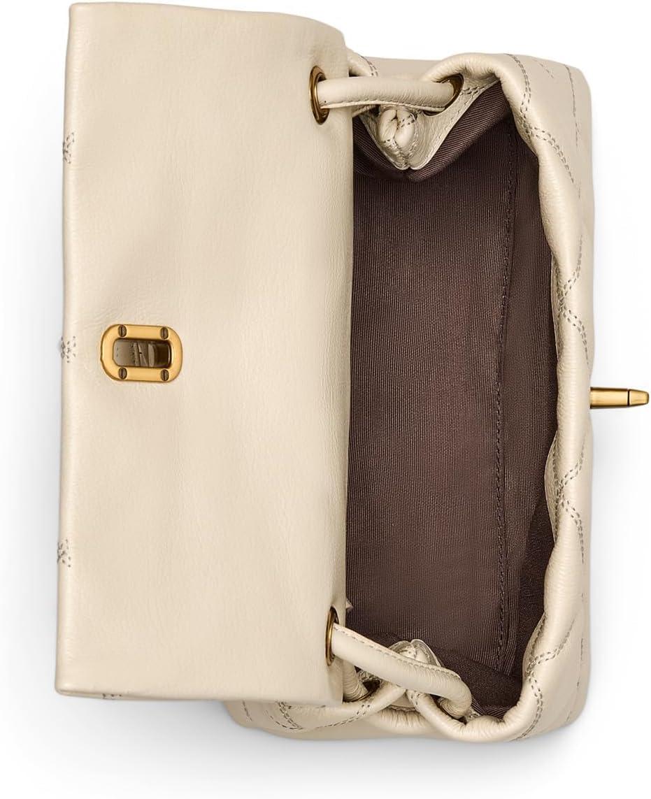 image:imageMarc Jacobs Womens The Quilted Mini Dual Shoulder BagCloud White