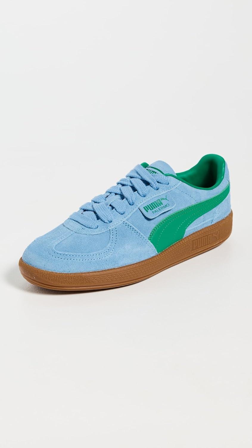 image:imagePuma Womens Palermo ShoesTeam Light BlueSport GreenGum