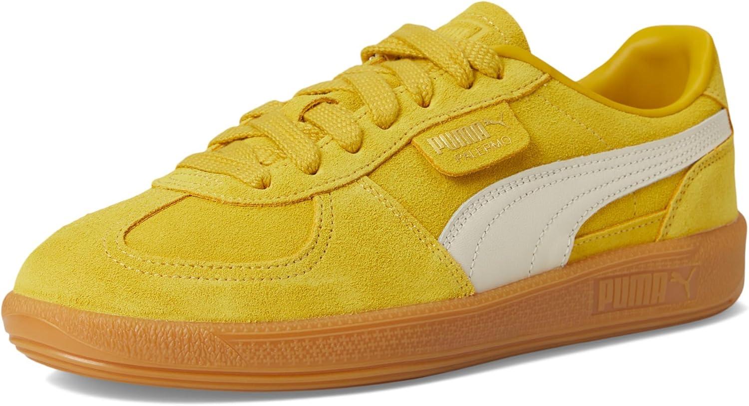 image:imagePuma Womens Palermo ShoesYellow SizzleAlpine Snow
