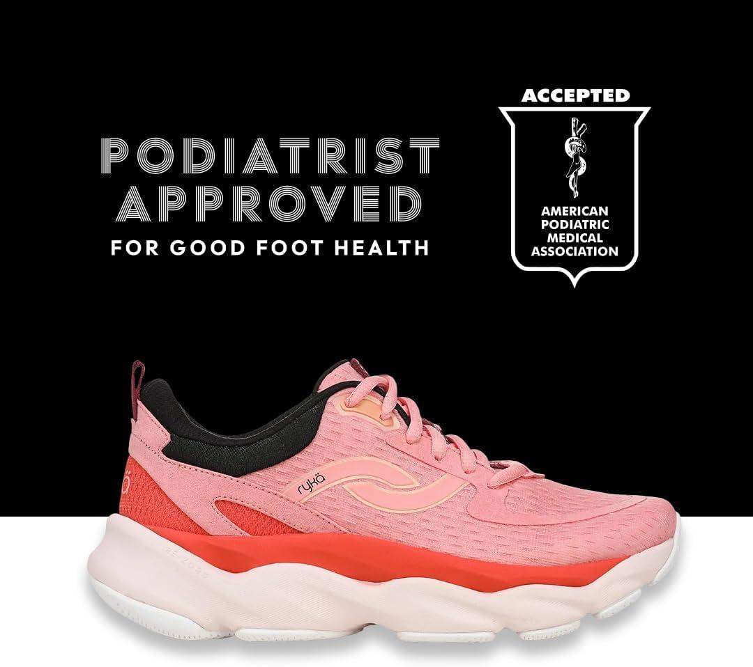 image:imageRyka Womens Rezorb MaxPink Coral Mesh Fabric