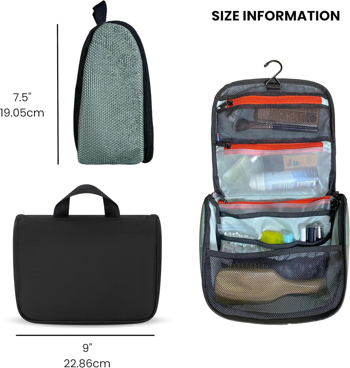 image:imageSherpani CoPilot Travel Toiletry Bag Hanging Cosmetic Organizer Water Resistant Makeup Bag Shower Dopp Kit Essentials Toiletries for Women Travel Gift SakuraSakura
