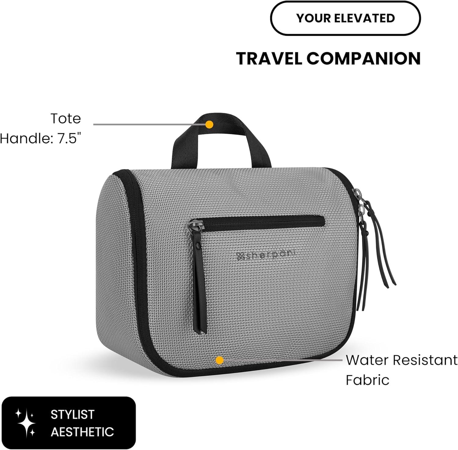 image:imageSherpani CoPilot Travel Toiletry Bag Hanging Cosmetic Organizer Water Resistant Makeup Bag Shower Dopp Kit Essentials Toiletries for Women Travel Gift SakuraSterling