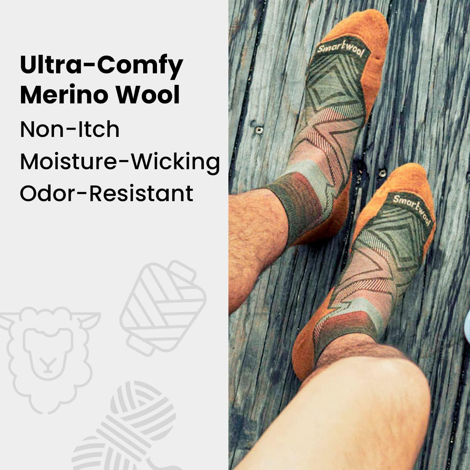 image:imageSmartwool Mens Hike Targeted Cushion Crew SocksWinter Moss