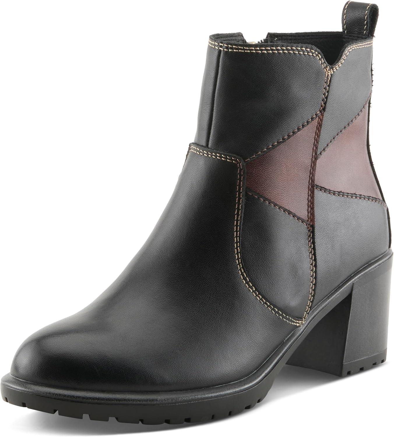 image:imageSpring Step Womens Patchpower Ankle BootBlack Multi