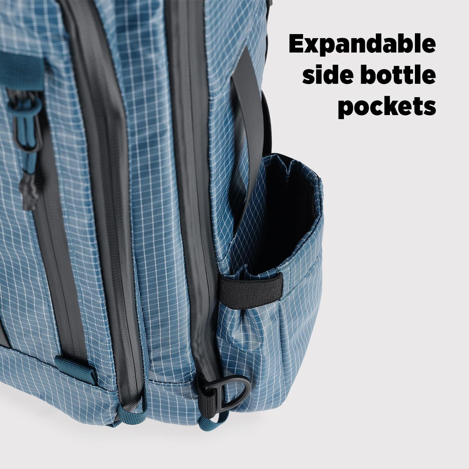 image:imageTopo Designs Global Travel Bag 3040 Liter Carryon Compliant Versatile Pack 3 Carry Options External Laptop Sleeve EcoFriendly 30L Apex Pond BlueApex Pond Blue