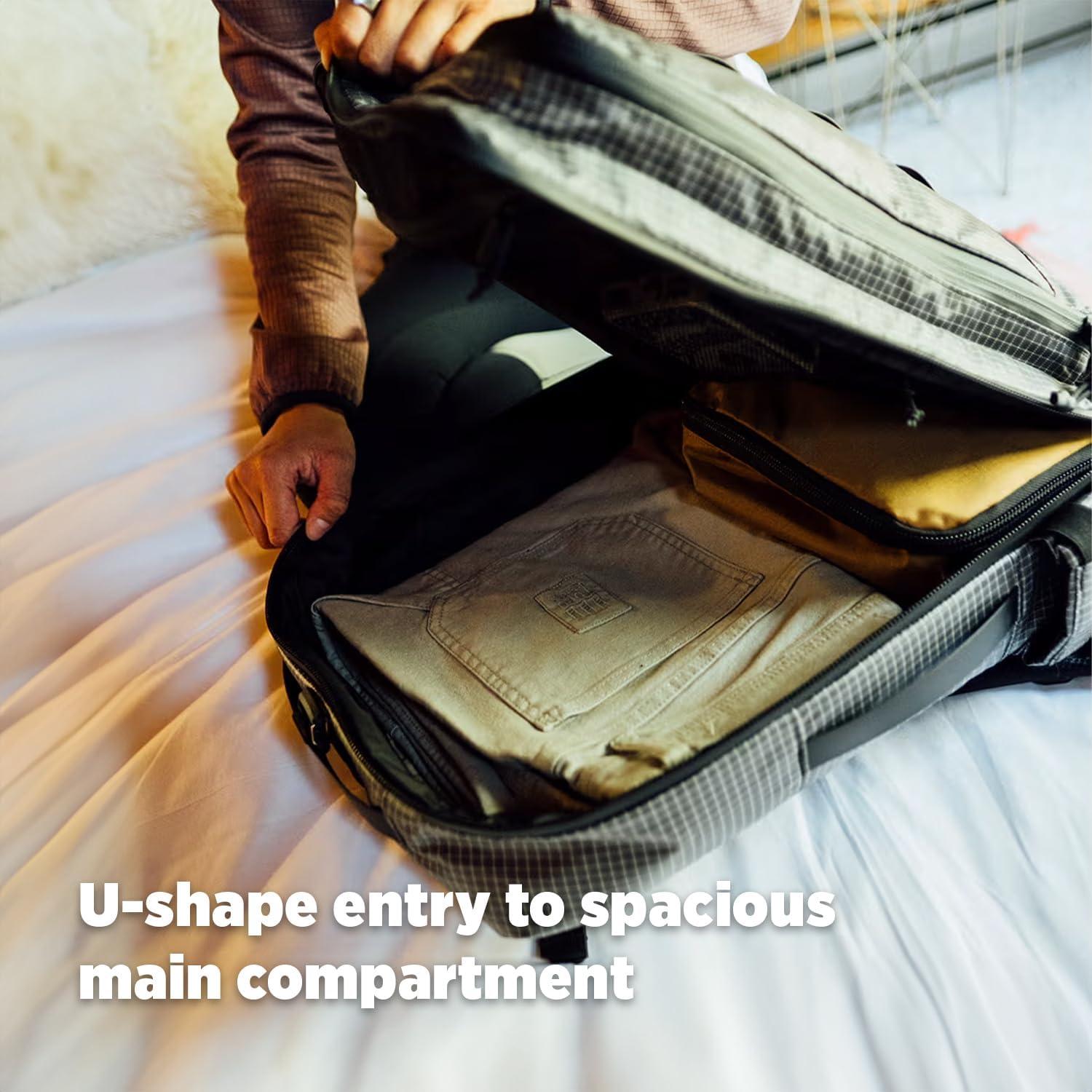 image:imageTopo Designs Global Travel Bag 3040 Liter Carryon Compliant Versatile Pack 3 Carry Options External Laptop Sleeve EcoFriendly 30L Apex Pond BlueApex Pond Blue