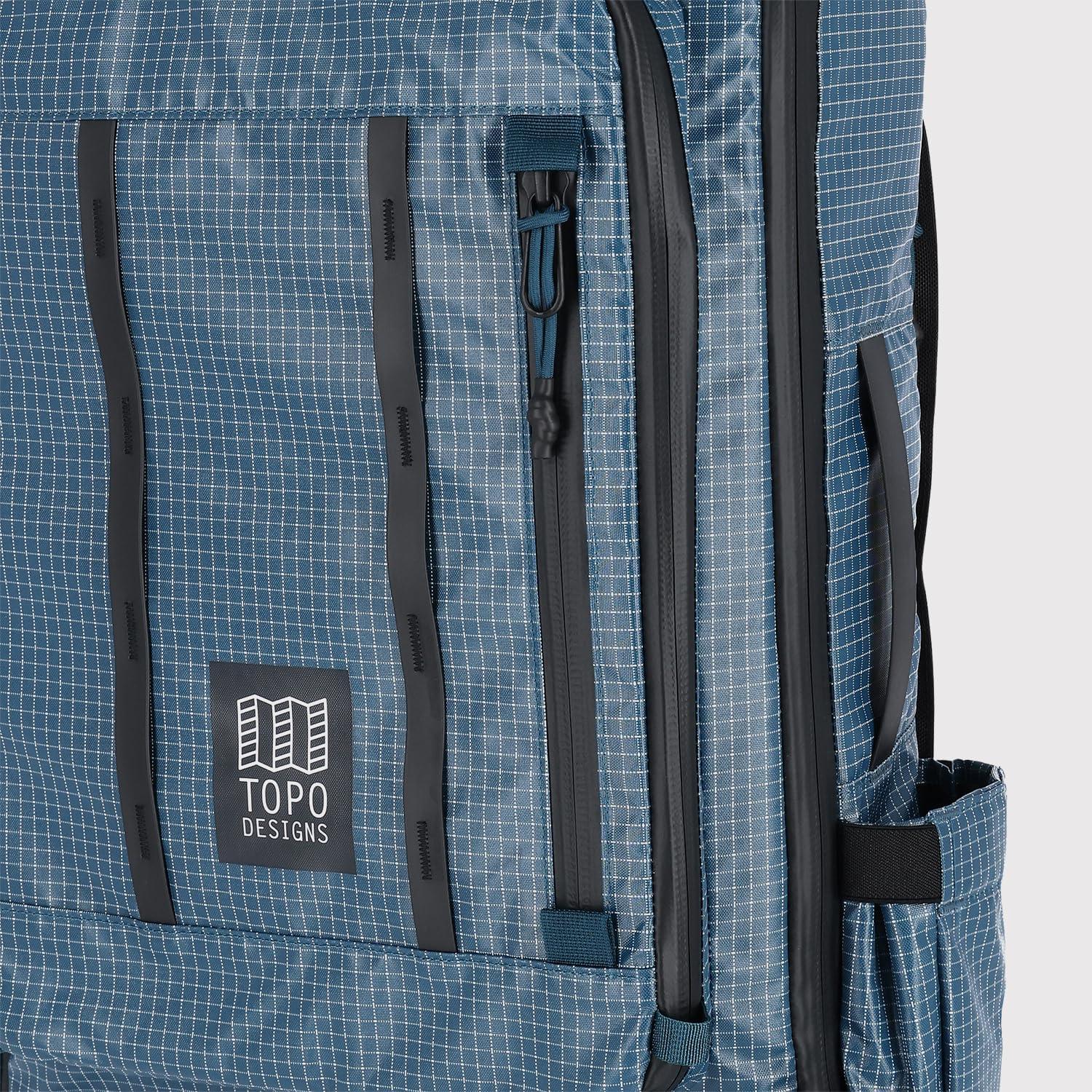 image:imageTopo Designs Global Travel Bag 3040 Liter Carryon Compliant Versatile Pack 3 Carry Options External Laptop Sleeve EcoFriendly 30L Apex Pond BlueApex Pond Blue