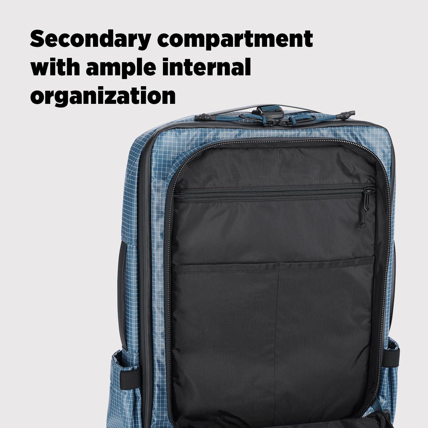 image:imageTopo Designs Global Travel Bag 3040 Liter Carryon Compliant Versatile Pack 3 Carry Options External Laptop Sleeve EcoFriendly 30L Apex Pond BlueApex Pond Blue