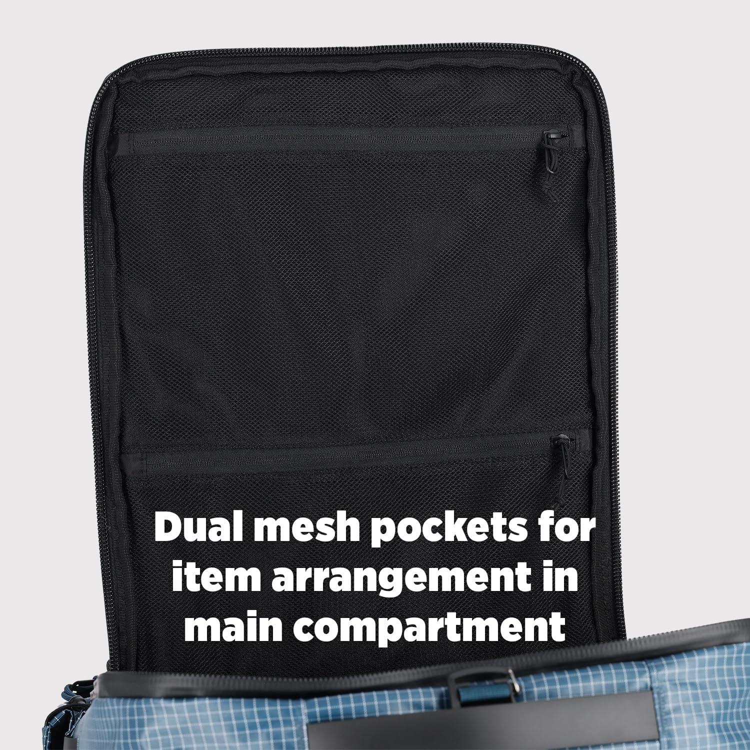 image:imageTopo Designs Global Travel Bag 3040 Liter Carryon Compliant Versatile Pack 3 Carry Options External Laptop Sleeve EcoFriendly 30L Apex Pond BlueApex Pond Blue