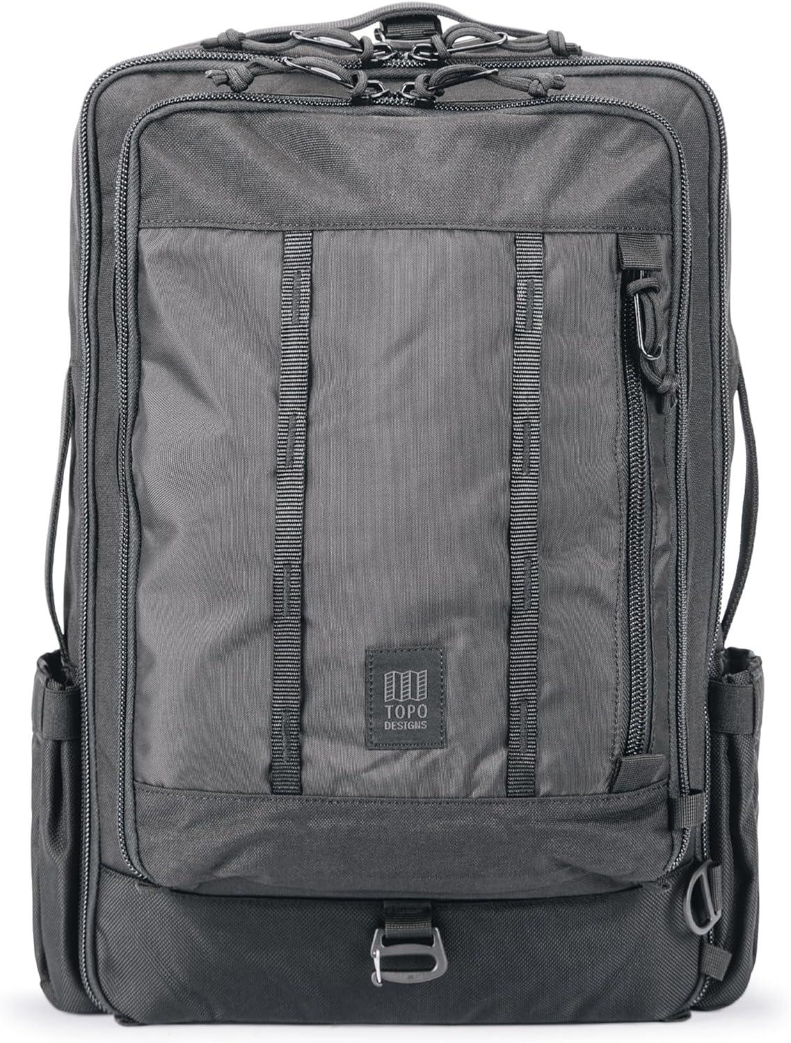 image:imageTopo Designs Global Travel Bag 3040 Liter Carryon Compliant Versatile Pack 3 Carry Options External Laptop Sleeve EcoFriendly 30L Apex Pond BlueBlack
