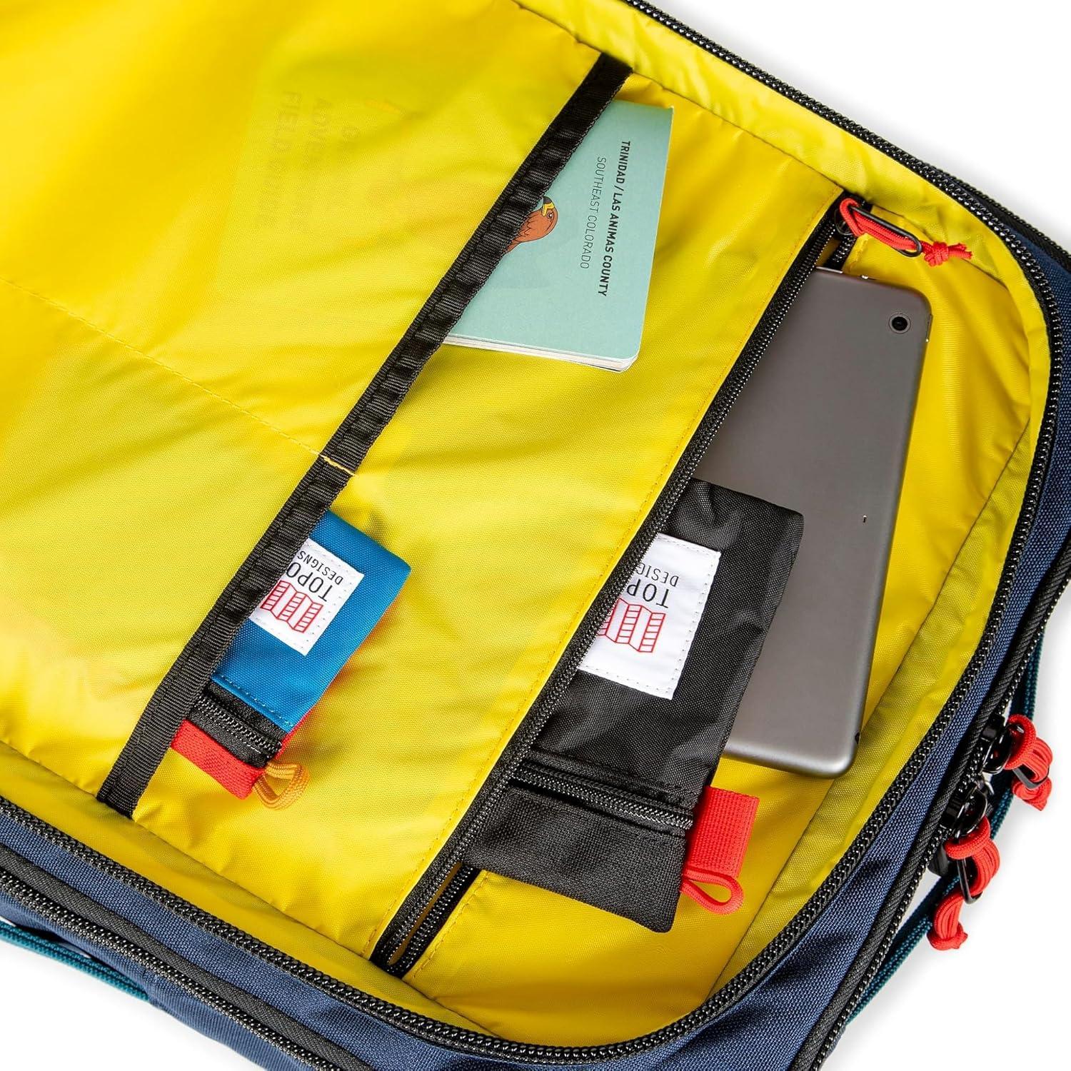 image:imageTopo Designs Global Travel Bag 3040 Liter Carryon Compliant Versatile Pack 3 Carry Options External Laptop Sleeve EcoFriendly 30L Apex Pond BlueNavyNavy