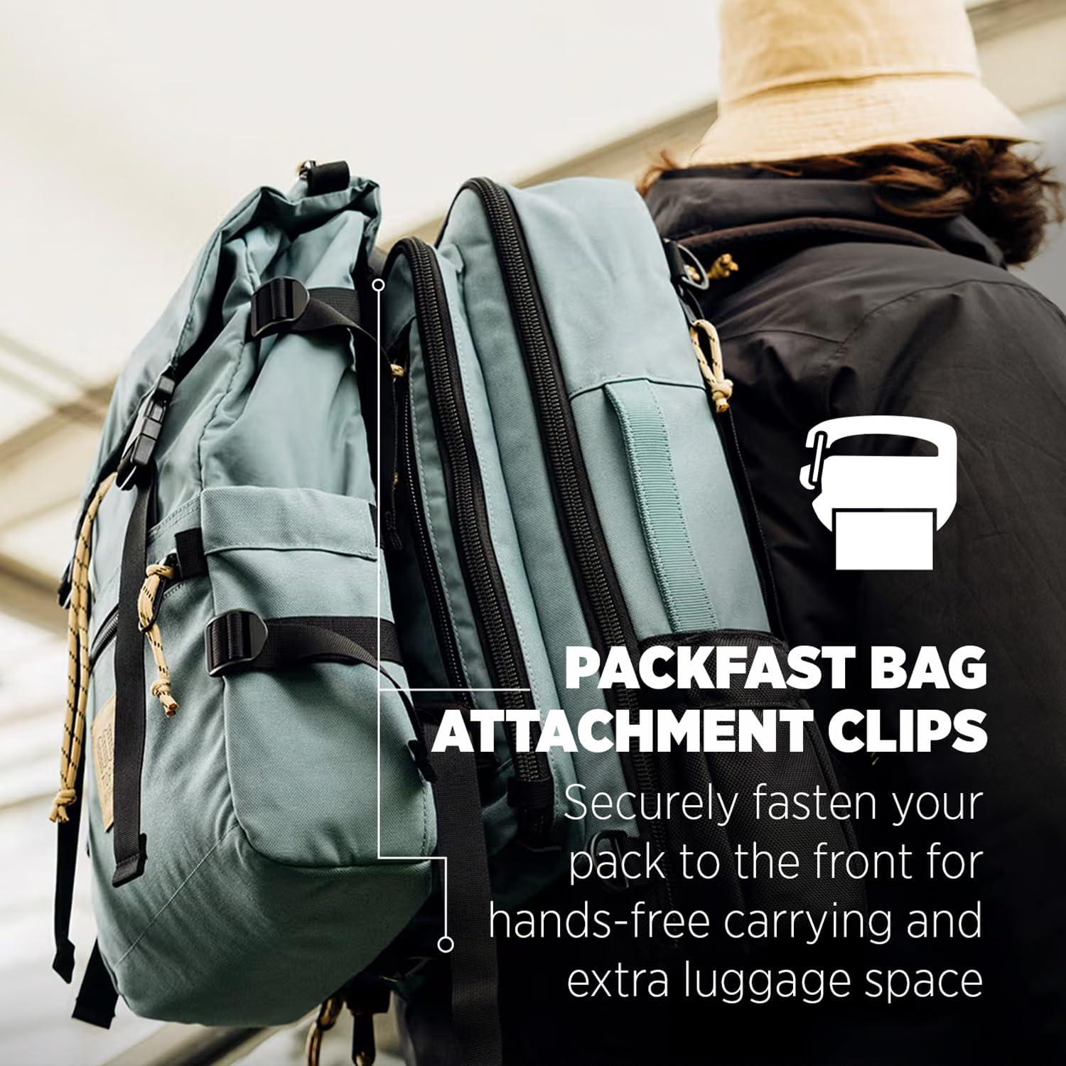 image:imageTopo Designs Global Travel Bag 3040 Liter Carryon Compliant Versatile Pack 3 Carry Options External Laptop Sleeve EcoFriendly 30L Apex Pond BlueOlive