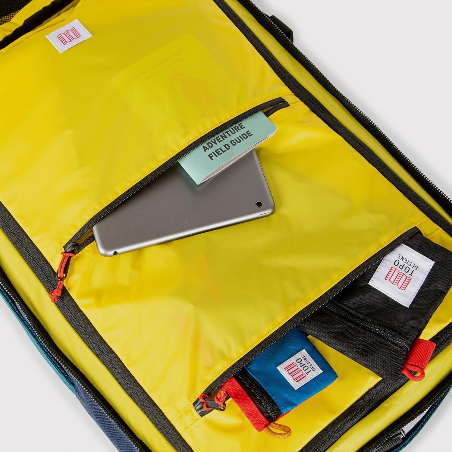image:imageTopo Designs Global Travel Bag 3040 Liter Carryon Compliant Versatile Pack 3 Carry Options External Laptop Sleeve EcoFriendly 30L Apex Pond BlueOlive