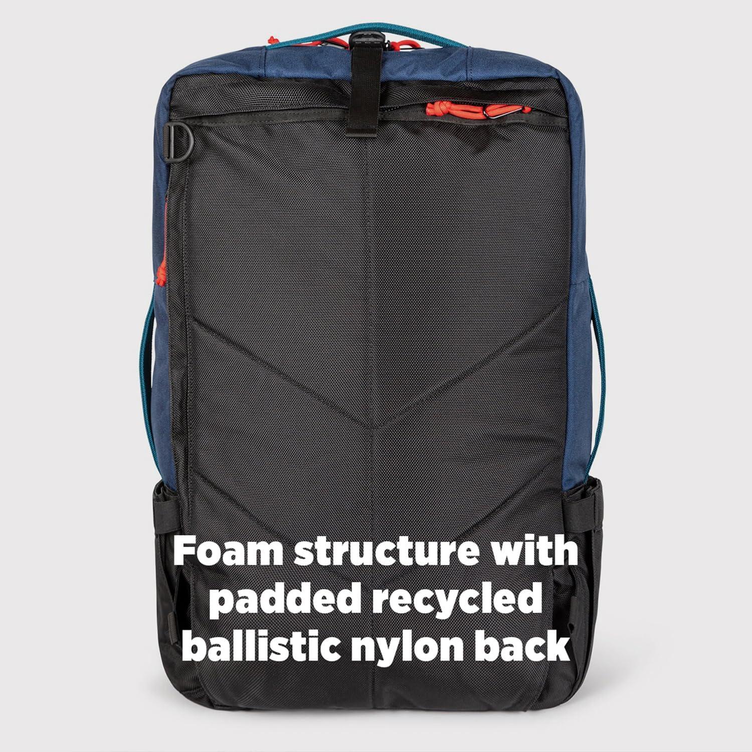 image:imageTopo Designs Global Travel Bag 3040 Liter Carryon Compliant Versatile Pack 3 Carry Options External Laptop Sleeve EcoFriendly 30L Apex Pond BlueOlive