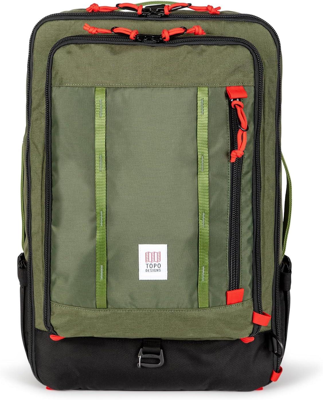 image:imageTopo Designs Global Travel Bag 3040 Liter Carryon Compliant Versatile Pack 3 Carry Options External Laptop Sleeve EcoFriendly 30L Apex Pond BlueOriginal Olive