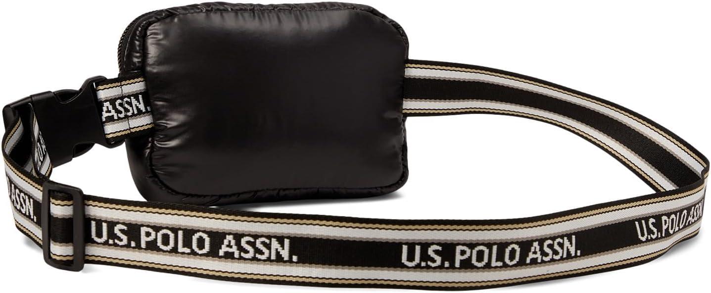 image:imageUS POLO ASSN Unisex Quilte Nylon Fanny PackBlack