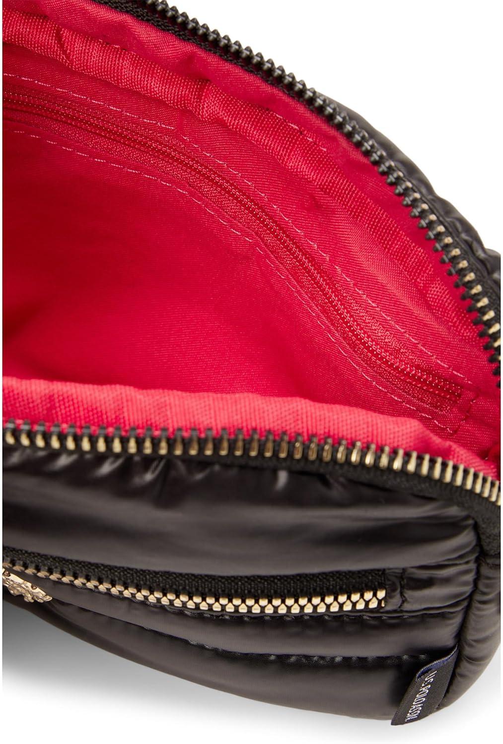 image:imageUS POLO ASSN Unisex Quilte Nylon Fanny PackBlack