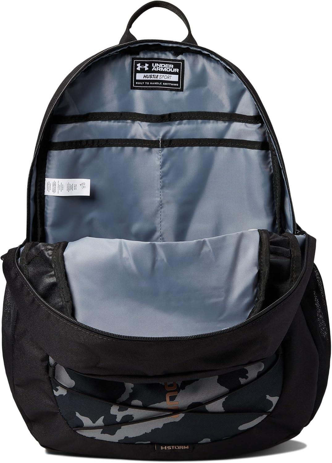 image:imageUnder Armour Hustle Sport Backpack015 Black Black Metallic Light Copper