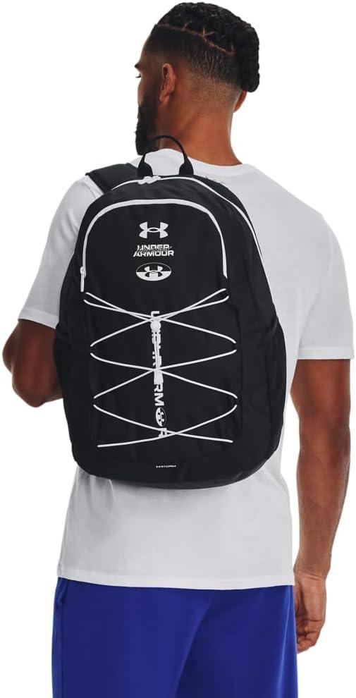 image:imageUnder Armour Hustle Sport Backpack019 Black Black White