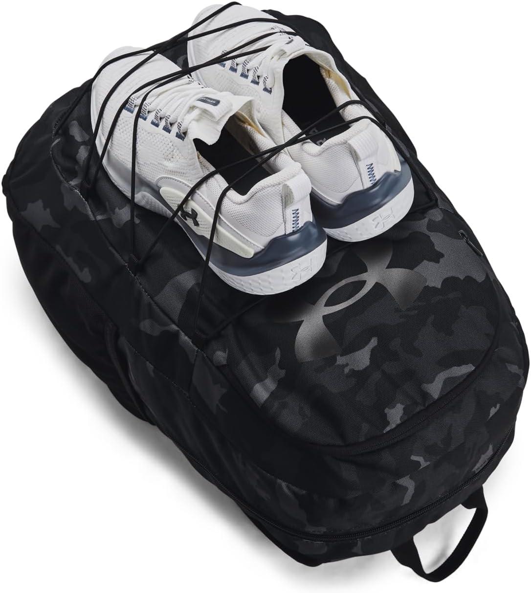 image:imageUnder Armour Hustle Sport Backpack023 Black Black Metallic Black