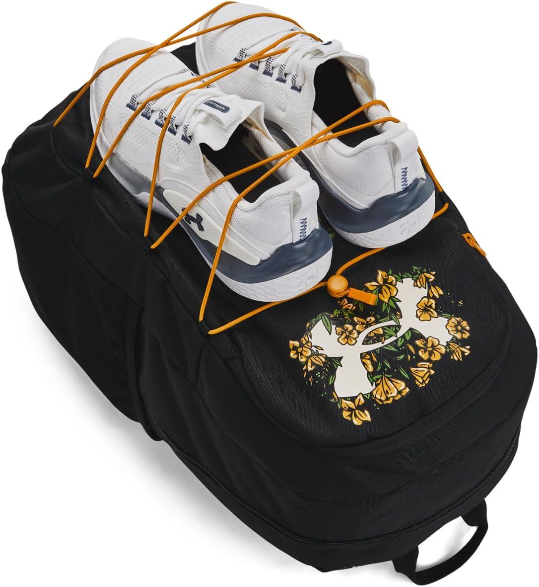 image:imageUnder Armour Hustle Sport Backpack024 Black Black White Clay