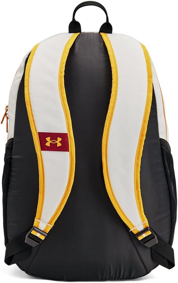 image:imageUnder Armour Hustle Sport Backpack114 White Clay Black Golden Yellow
