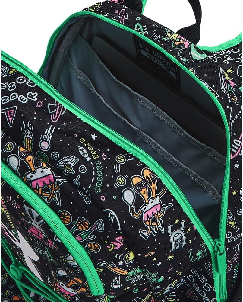 image:imageUnder Armour Hustle Sport Backpack299 Vapor Green Black White