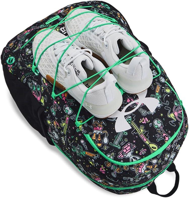 image:imageUnder Armour Hustle Sport Backpack299 Vapor Green Black White