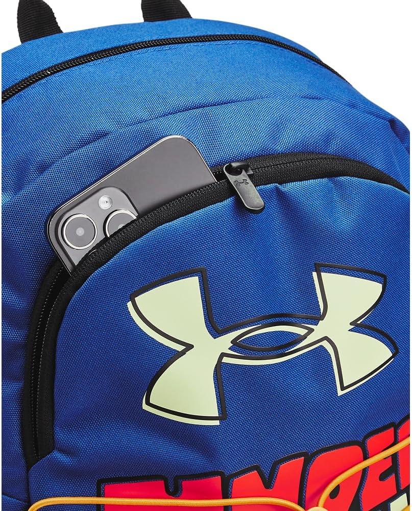 image:imageUnder Armour Hustle Sport Backpack434 Tech Blue Black Retro Green