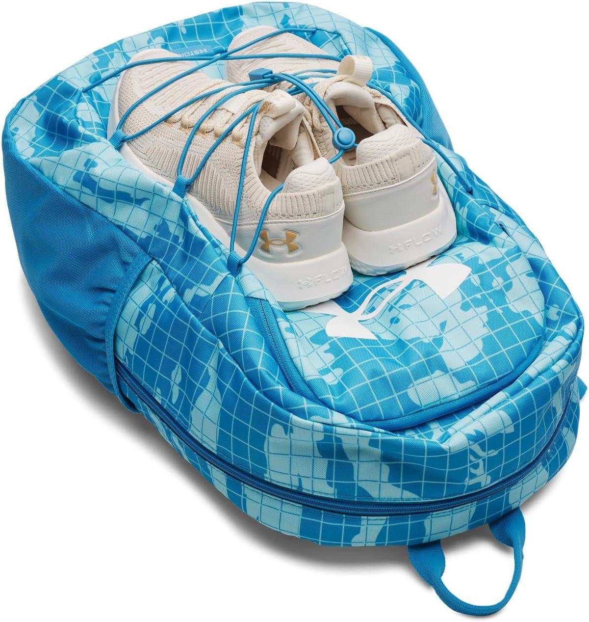 image:imageUnder Armour Hustle Sport Backpack452 Ether Blue Ether Blue White