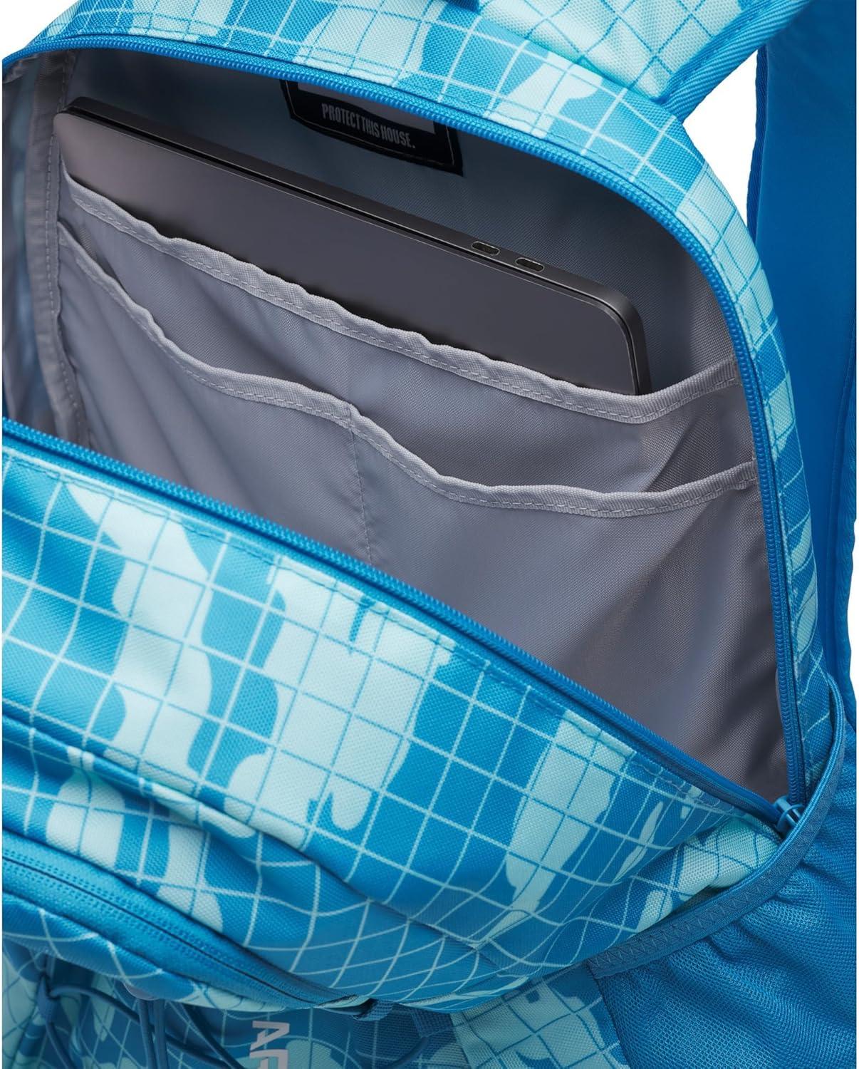 image:imageUnder Armour Hustle Sport Backpack452 Ether Blue Ether Blue White