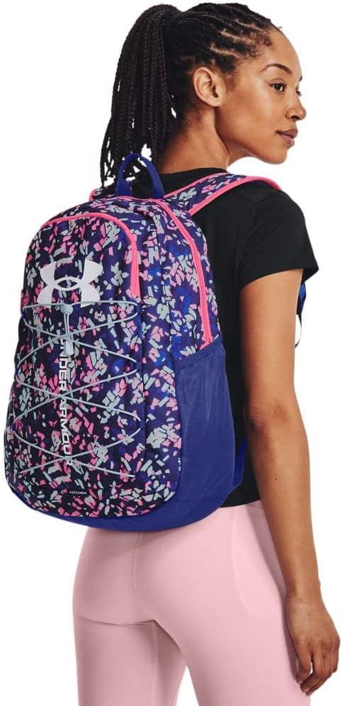 image:imageUnder Armour Hustle Sport Backpack456 Bauhaus Blue Pink Punk White