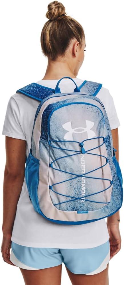 image:imageUnder Armour Hustle Sport Backpack466 Cosmic Blue White