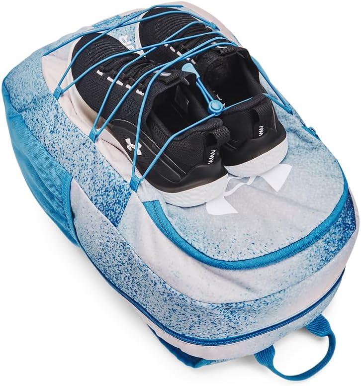 image:imageUnder Armour Hustle Sport Backpack466 Cosmic Blue White
