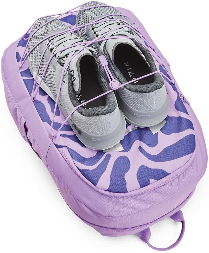 image:imageUnder Armour Hustle Sport Backpack515 Nebula Purple Metallic Silver