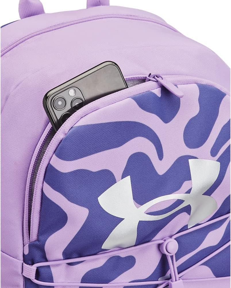 image:imageUnder Armour Hustle Sport Backpack515 Nebula Purple Metallic Silver
