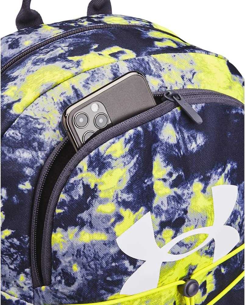 image:imageUnder Armour Hustle Sport Backpack558 Tempered Steel Yellow Ray White