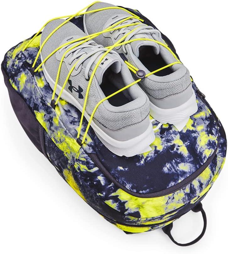 image:imageUnder Armour Hustle Sport Backpack558 Tempered Steel Yellow Ray White