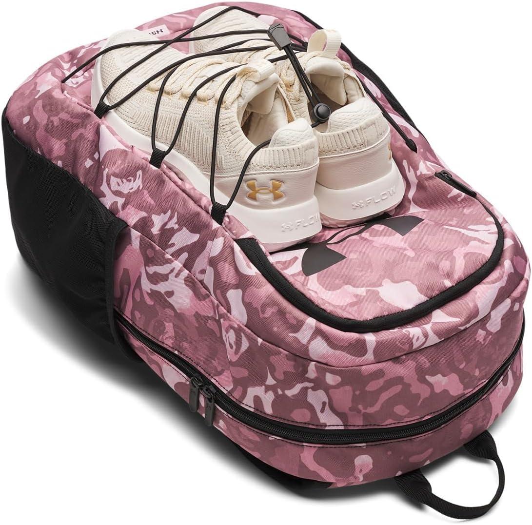 image:imageUnder Armour Hustle Sport Backpack647 Prime Pink Black Black